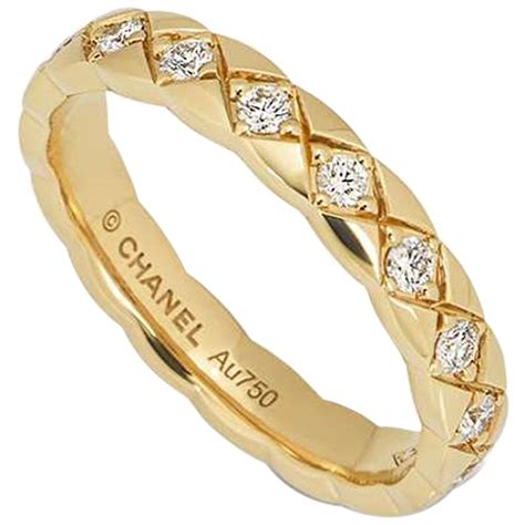 chanel ring gold|chanel diamond rings for women.